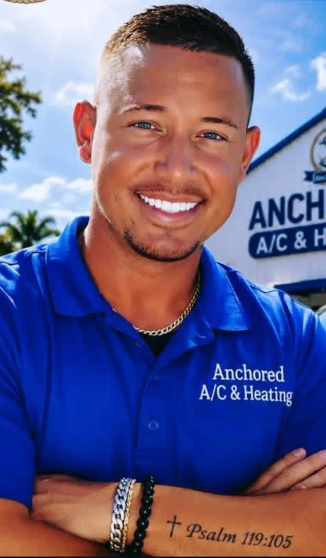 Owner of Anchored A/C & Heating, a licensed HVAC contractor serving Polk County FL